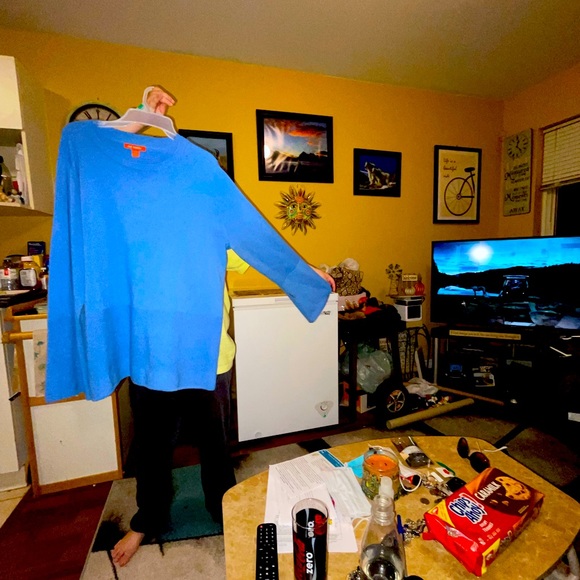 Joe Fresh Blue Bell Sleeve Sweater - Picture 6 of 7